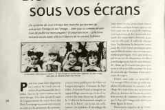 The article in the "Vidéothèque de Paris" magazine from January-February 1994 describes the innovative Softitler subtitling system, developed by Fabrizio Fiumi. This system allows electronic subtitles to be projected under the screen without altering the original film, providing an economical and flexible solution for film festivals. Softitler has been used by important institutions such as the Pompidou Centre and several international film festivals.